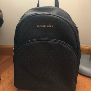 Michael Kors Abbey Large Logo Backpack